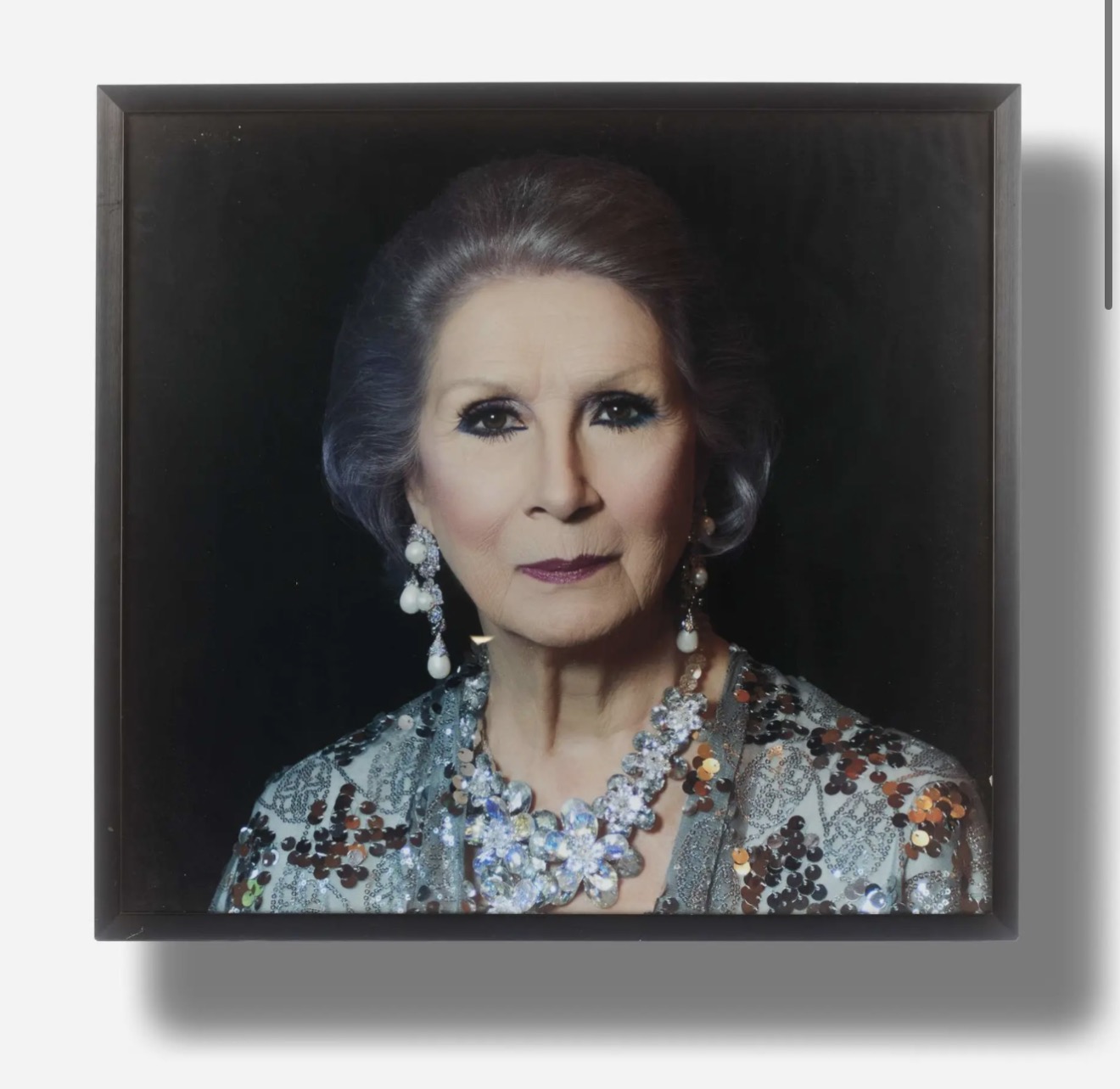 Portrait of April Ashley photographed by Boy George